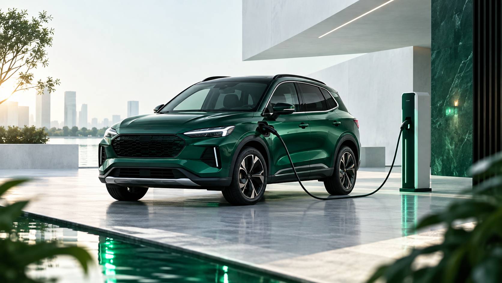 Illustration éditoriale du sujet : Hyundai Tucson : L'alliance parfaite entre puissance hybride et autonomie rechargeable
