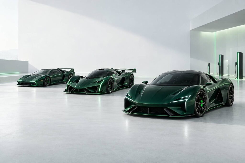 Illustration éditoriale du sujet : Rimac : Découvrez l'intégralité de la gamme de véhicules du constructeur