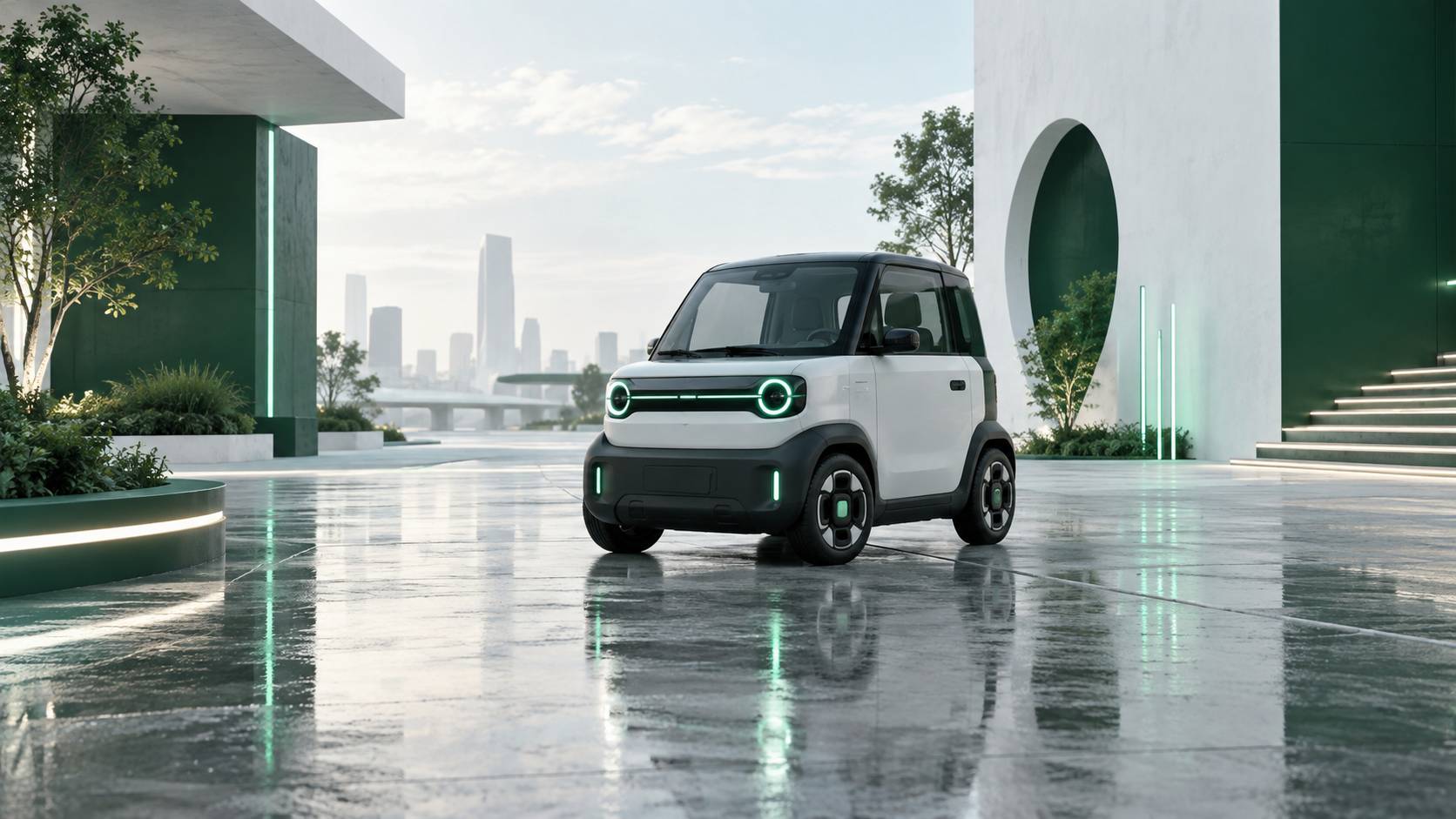 Illustration éditoriale du sujet : Test de la Citroën AMI : la compacte électrique accessible et sans permis